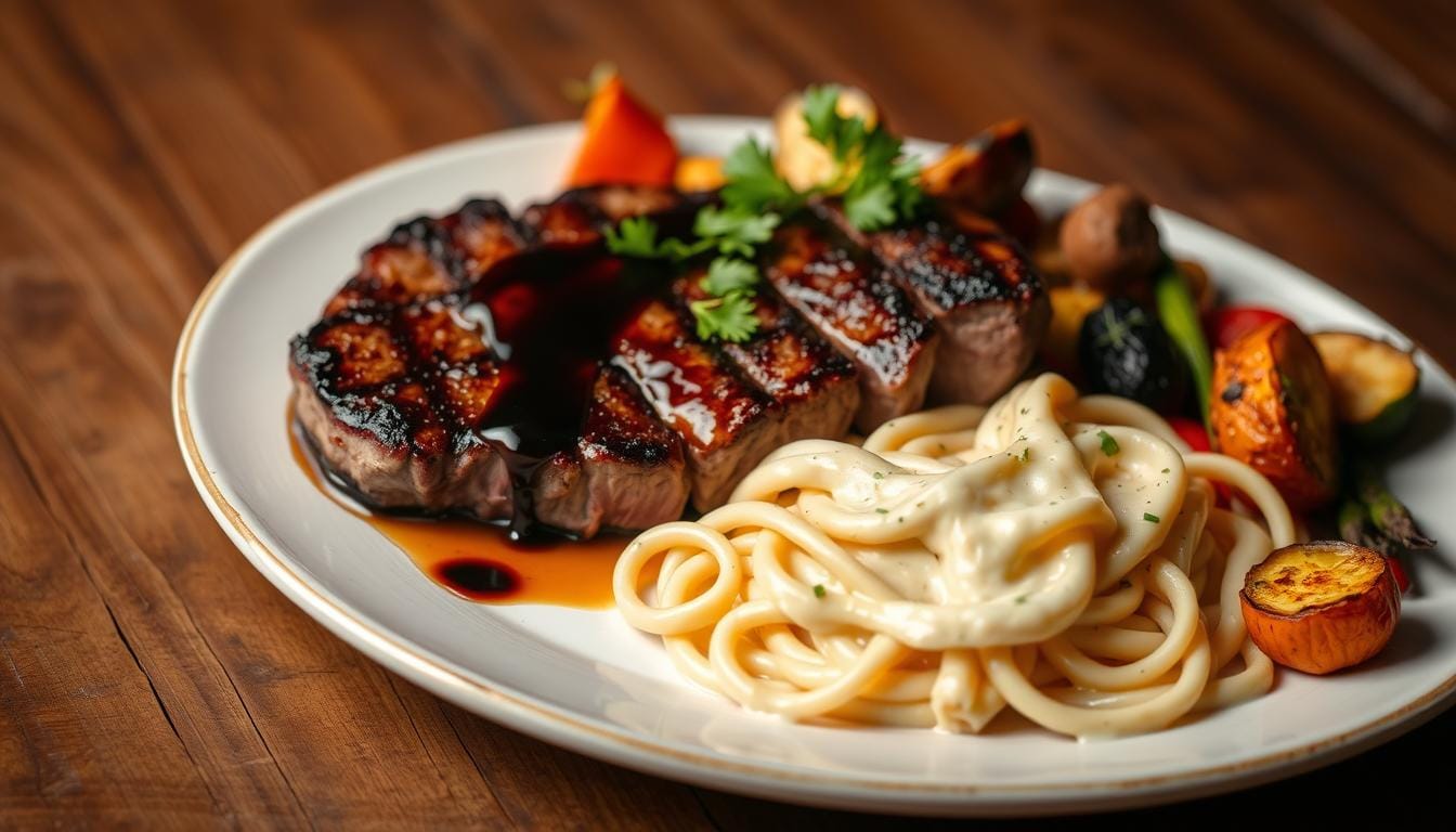 steak and pasta recipes